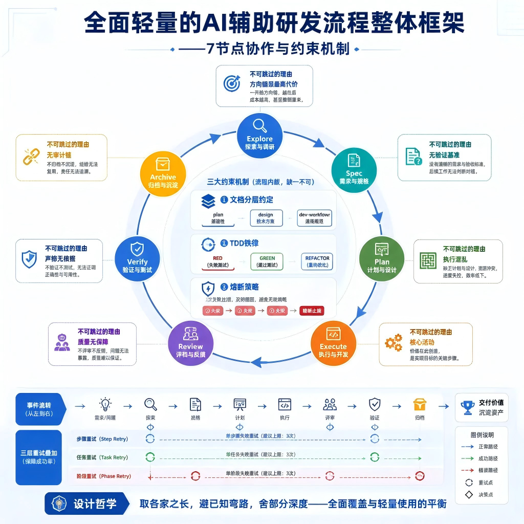 AI研发流程深度解析(十四):综合总结——一个全面轻量的研发流程应该是怎样的